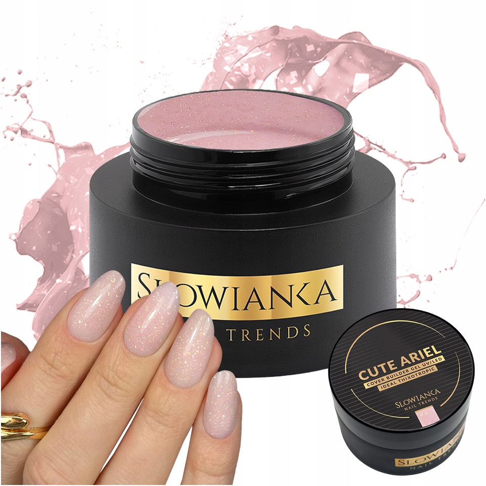 Slowianka Stavební Gel na nehty Tixotropic 50 g Cute Ariel Cover