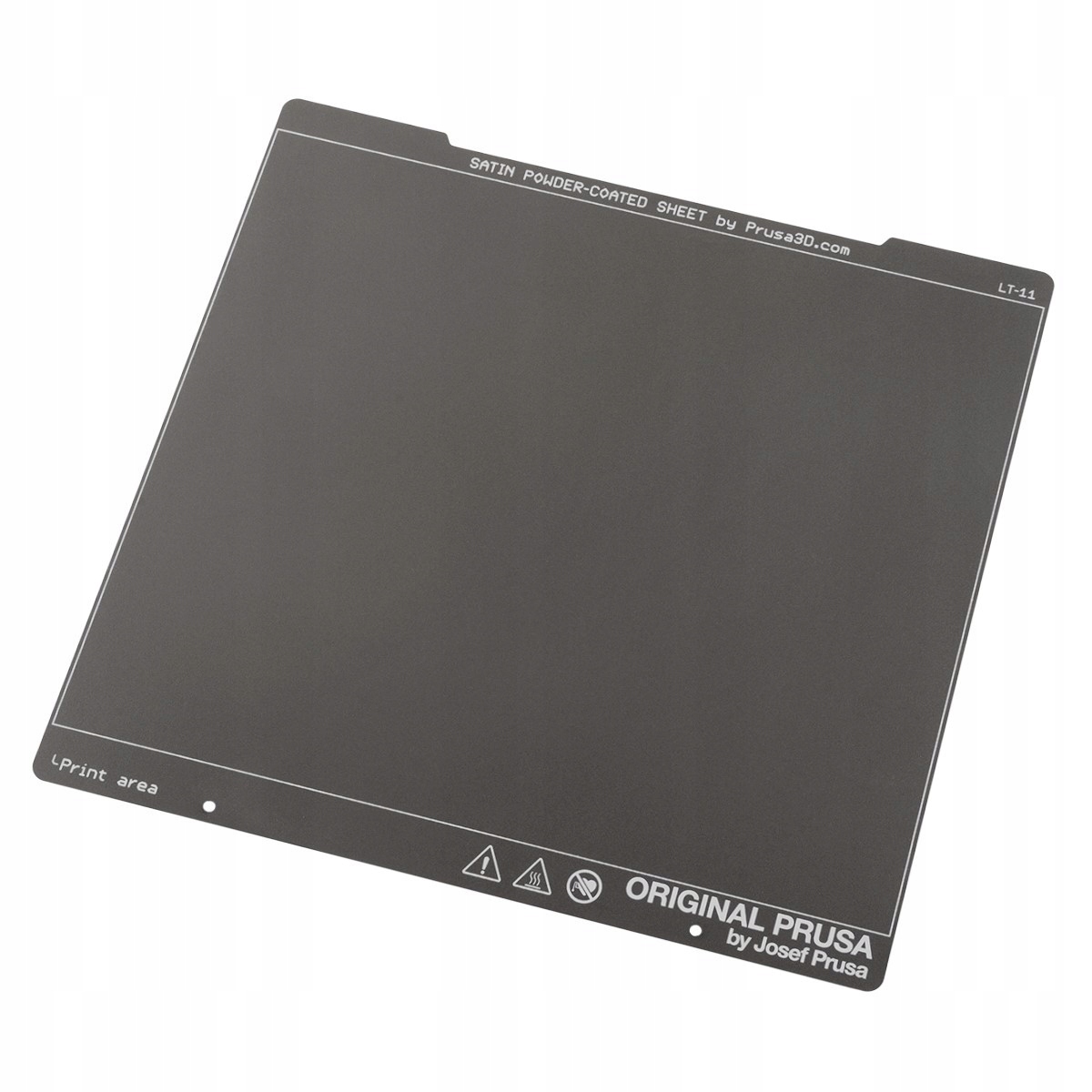 Deska pro tiskárnu Prusa MK3 MK4 Core One – práškově lakovaná – saténová