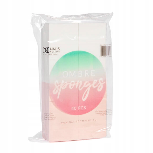 NAILS COMPANY GĄBKA GĄBECZKA DO OMBRE 40 sztuk