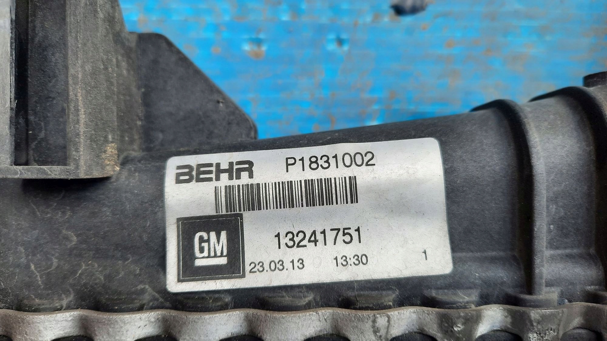 RADIATORE INTERCOOLER OPEL INSIGNIA 2008-> 13241751