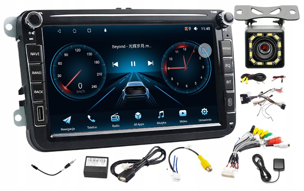 Rádio Navigácia Gps Andorid Vw Caravelle 2015-2019 Wifi Usb 6GB 128GB