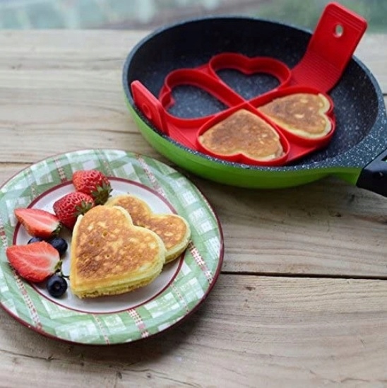 FORMA NALEŚNIKÓW JAJEK FOREMKA SILIKONOWA SERCE