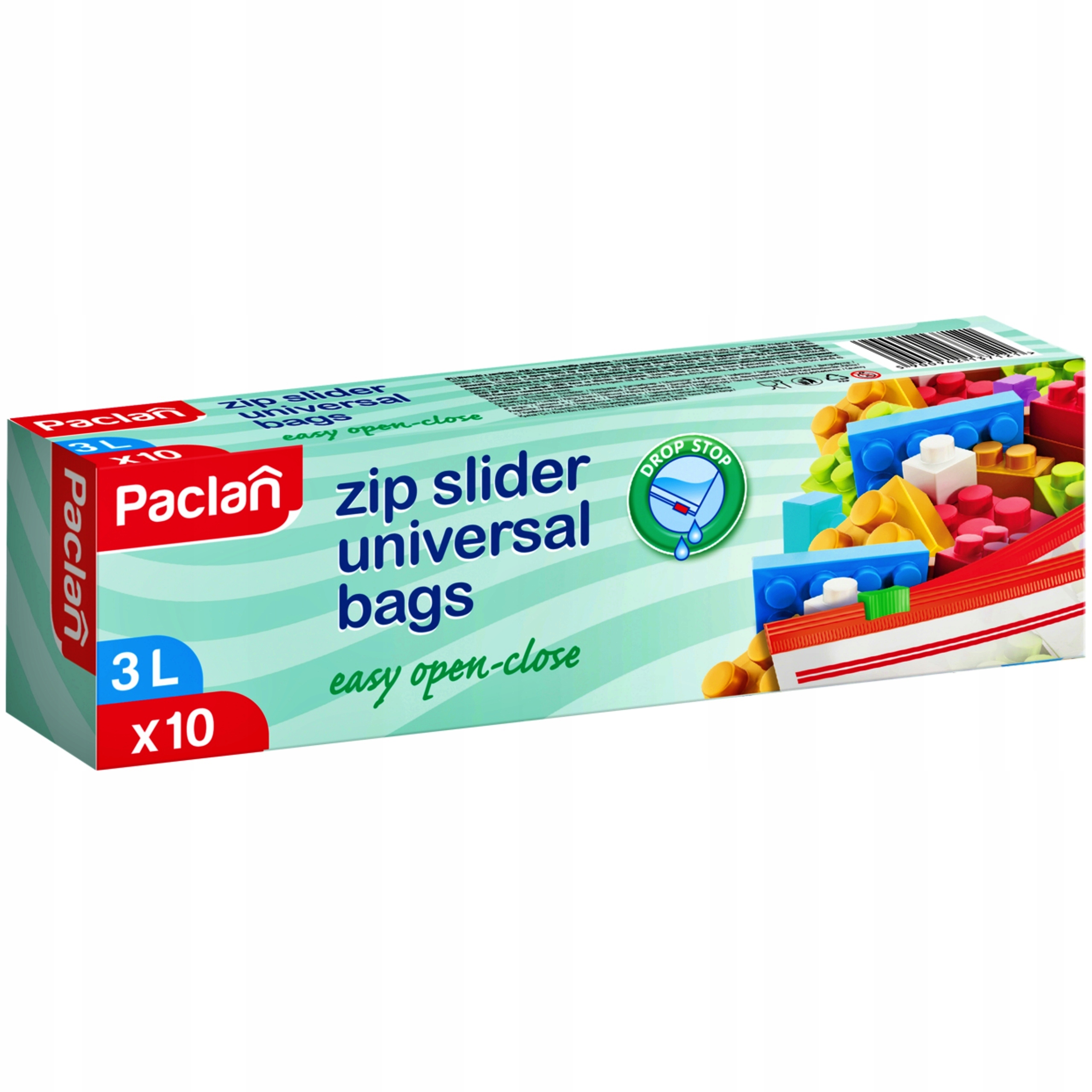

Paclan Woreczki Z Suwakiem 3L 10 Szt
