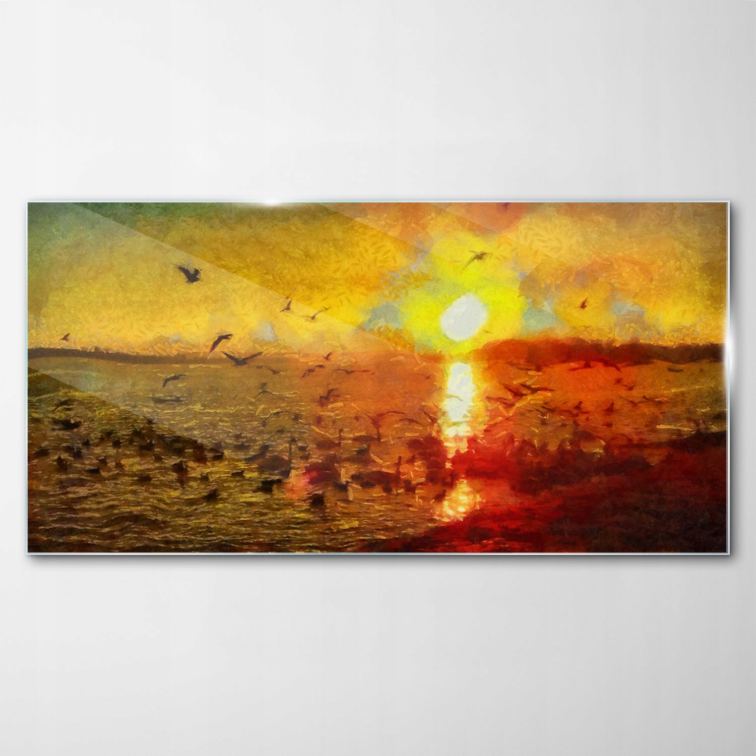 

Obraz Szklany Deco Abstrakcja Zachód Słońca 120x60