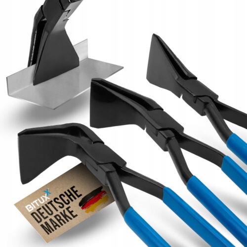 Pokrývačské kleště Klempířské kleště/kleště na ohýbání plechu 3ks