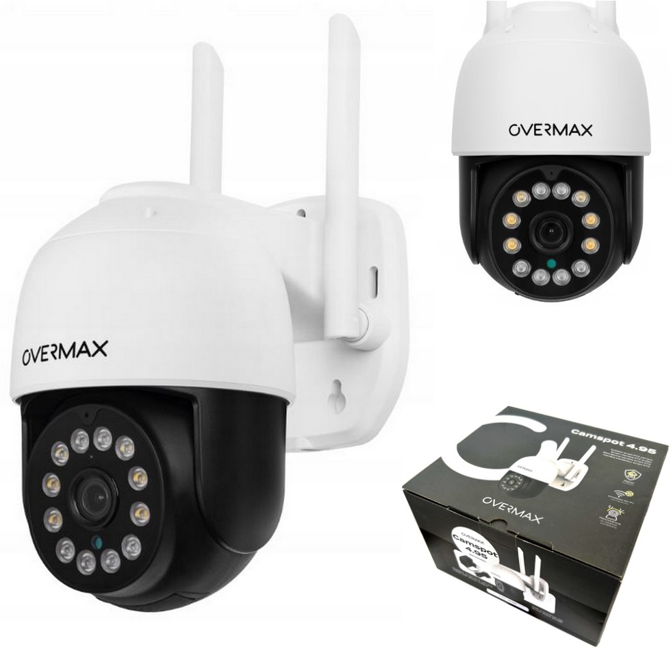 Kamera Zewnętrzna Obrotowa 4.95 Lan 12 Diod Led IP66 Wifi 2,5K 4x Zoom Onvi