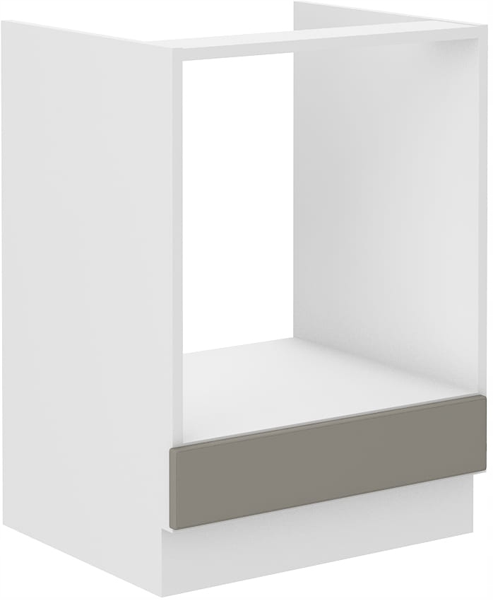 Kuchyňská Skříňka Pod Troubu 60 CM Stilo Šedá Bílá