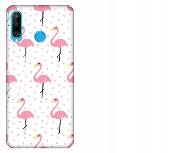 

Etui pokrowiec Huawei P30 Lite Flamingi róz