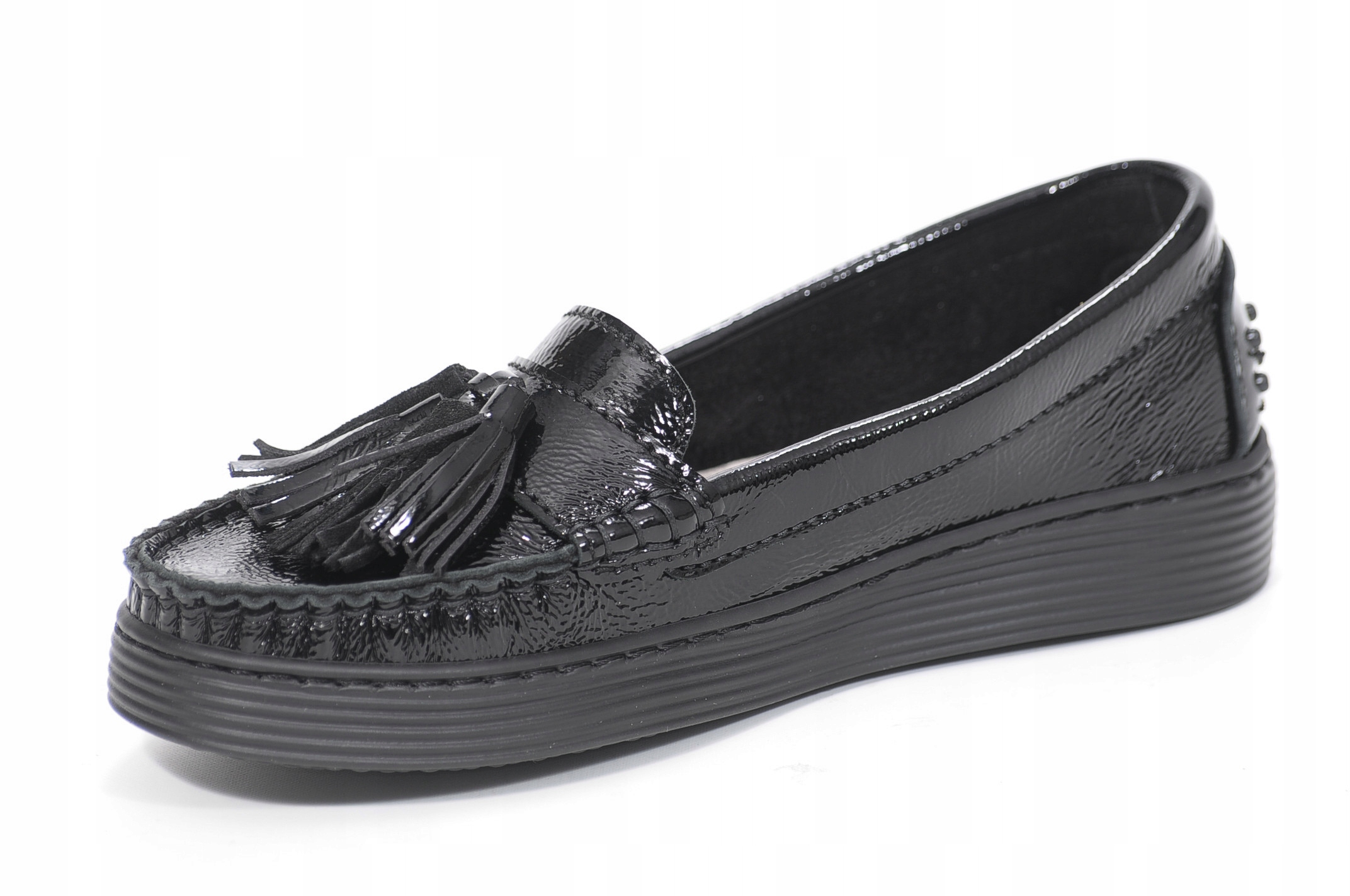 Mokasyny Nessi 18309 Czarne 71 Rozmiar 38 Kod producenta 18309