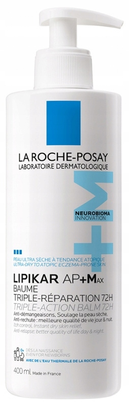 La Roche-Posay Lipikar Ap+max Regenerujący Balsam o Potrójnym Działaniu 400