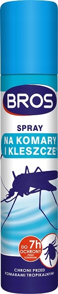 

Bros Spray Środek Na Komary I Kleszcze 90ml 8h