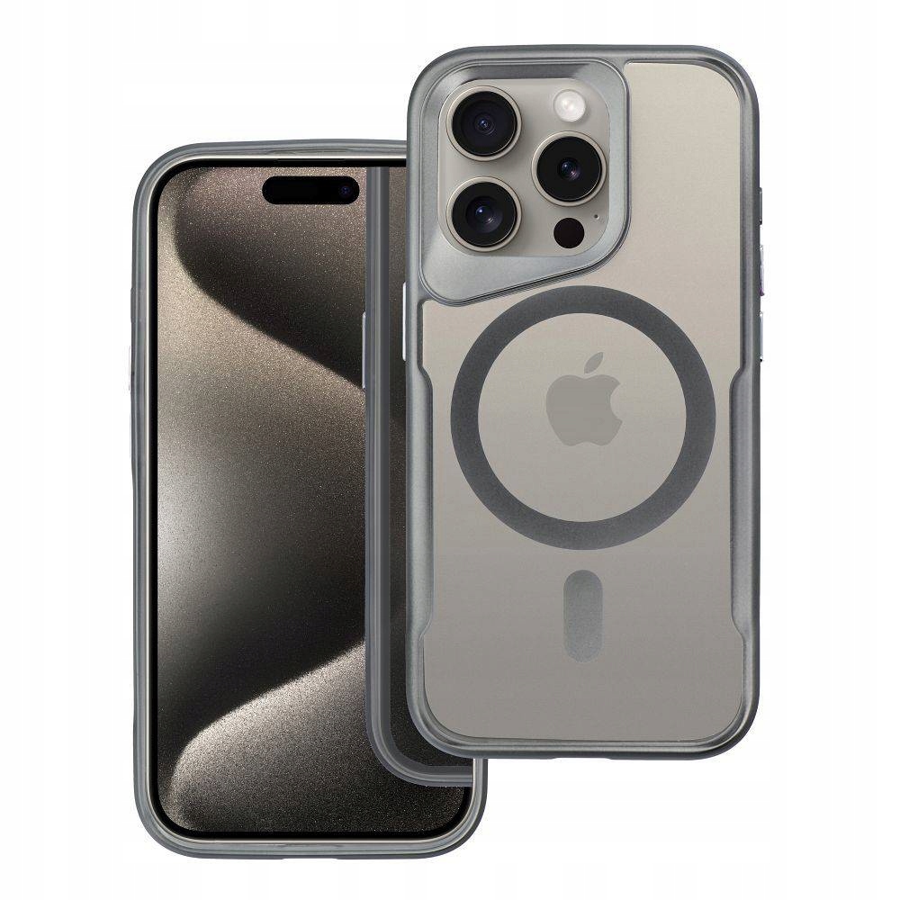 Etui Ergofit Newzone Kompatybilny do Magsafe Do Iphone 15 Szary