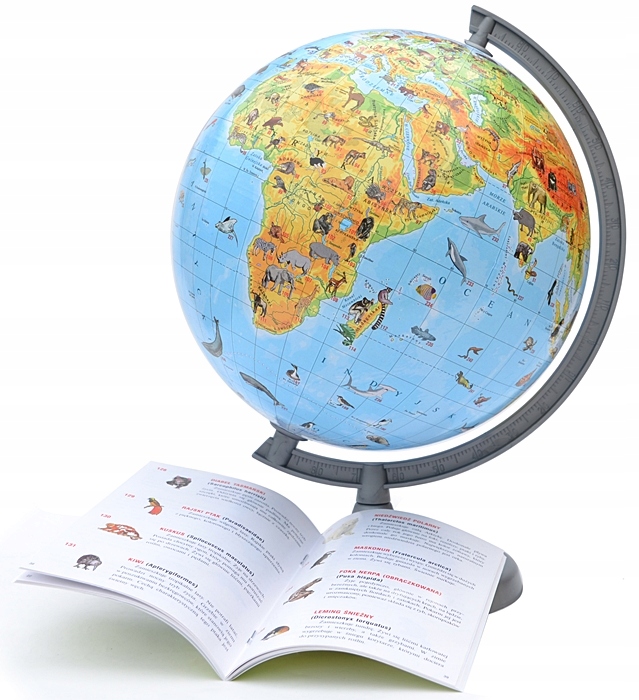 Globus ZOO ZE ZWIERZĘTAMI animals 220 mm APLIKACJA na prezent POLSKI Kod producenta ITEM:PL213412