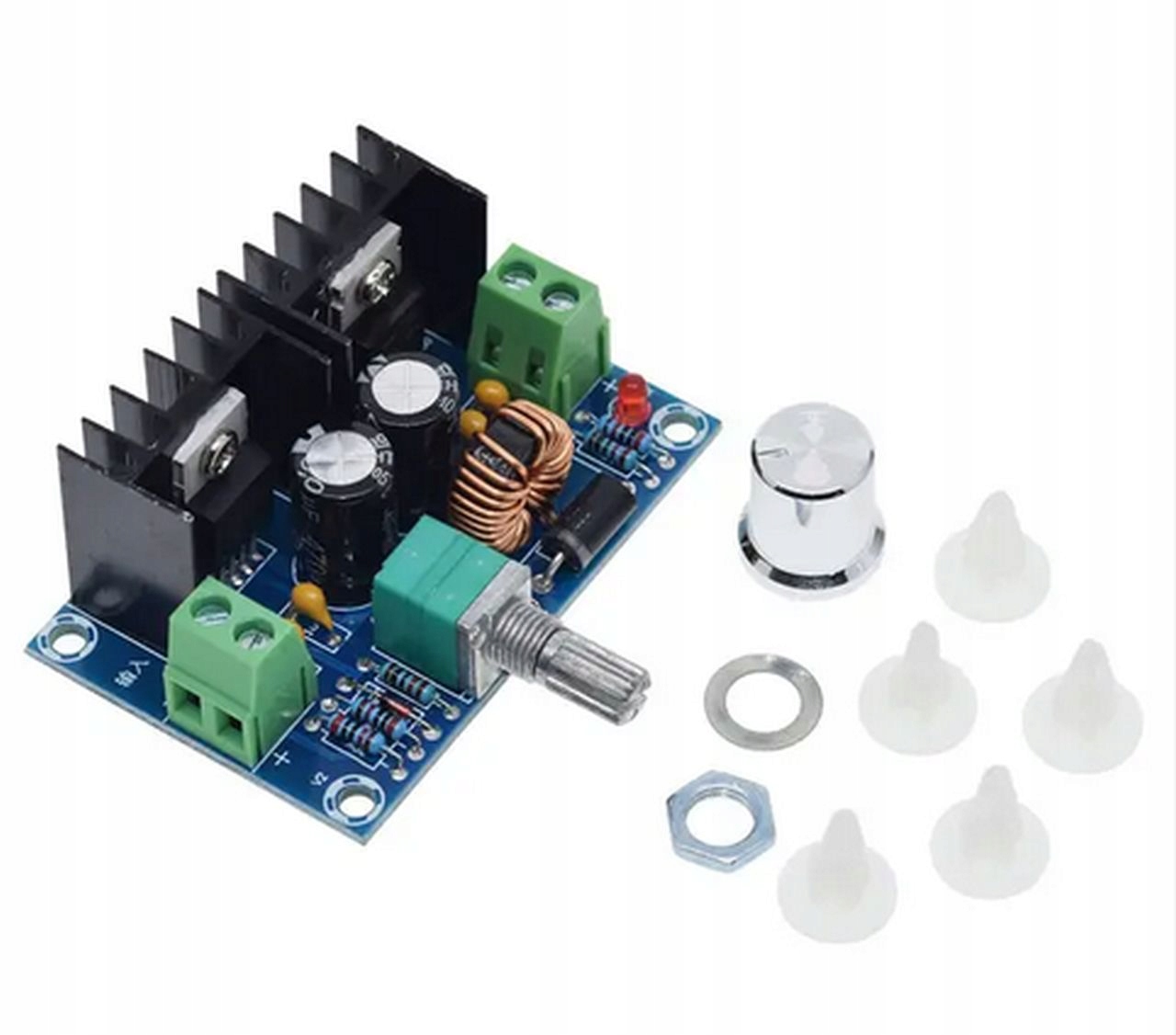 PRZETWORNICA NAPIĘCIA STEP-DOWN 4-40V-->1,2-35V 8A XL4016E1 Kod producenta XH-M401