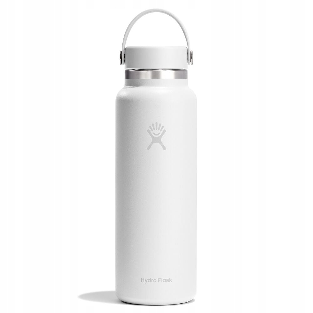 Termoláhev bílá s úchytem 1,18 l Wide Mouth Hydro Flask