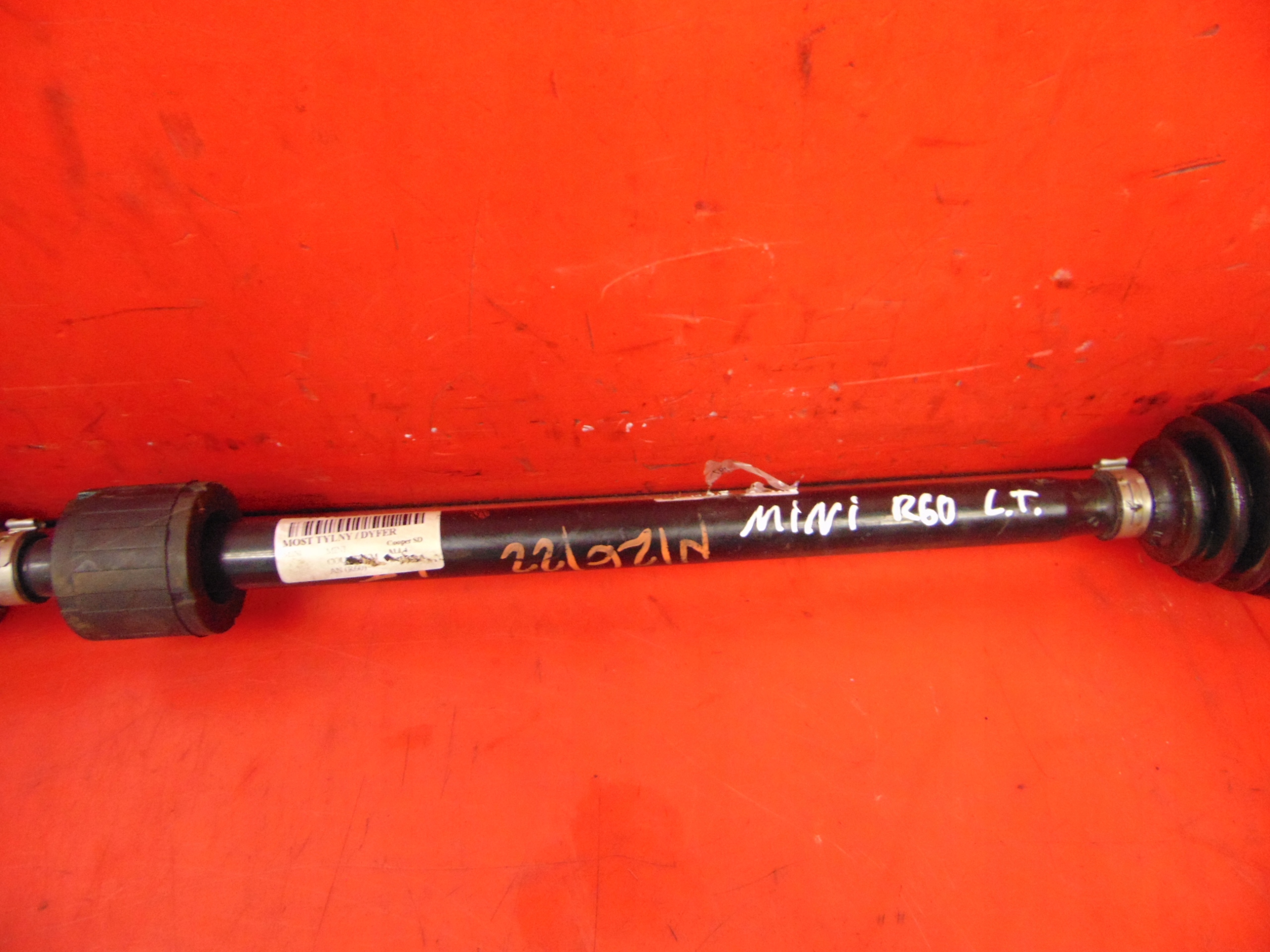 MINI R60 10- 1.6 D ALL4 semi-axis right rear part 9809179