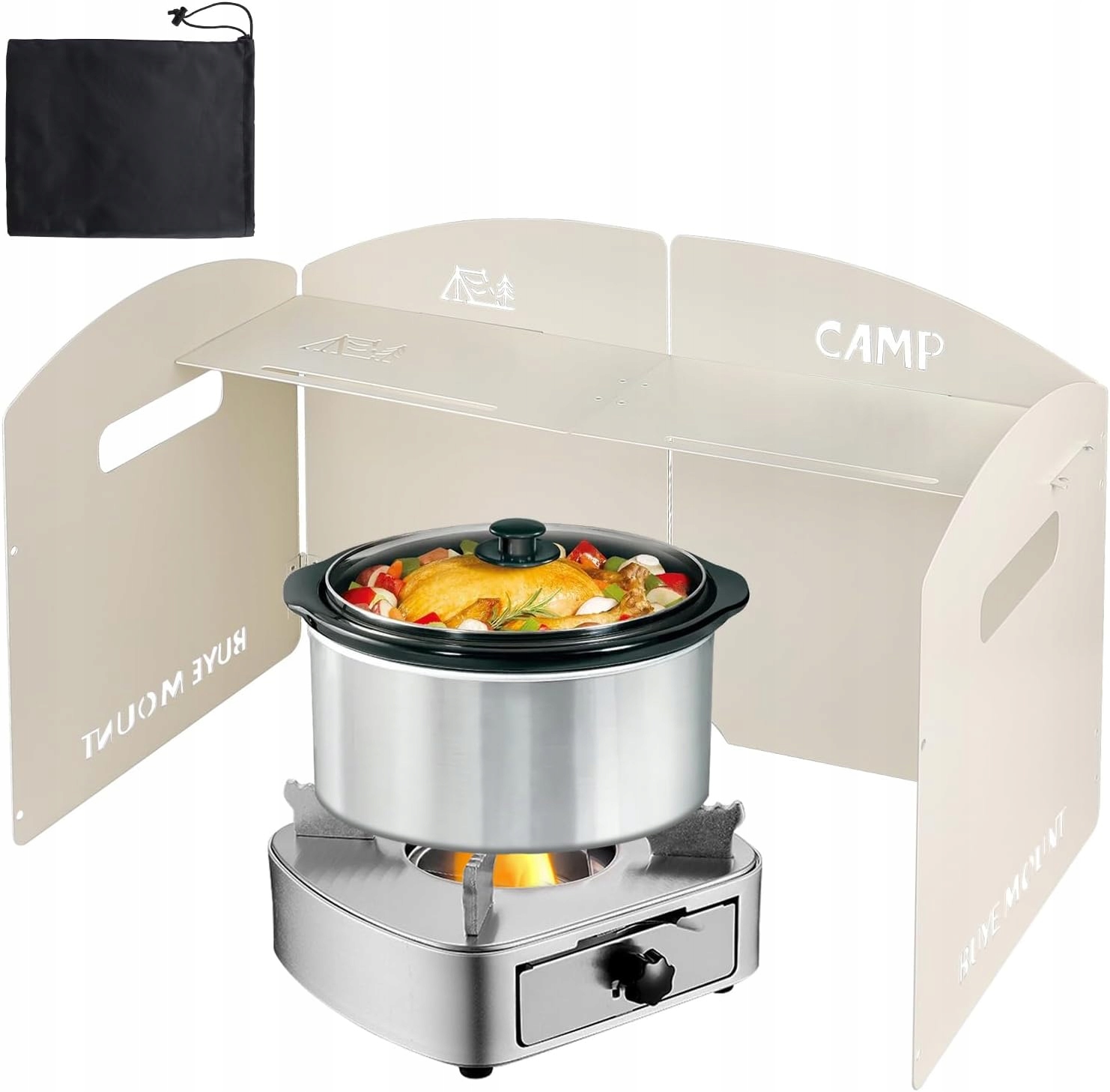 Kempingový Vařič, Přední Sklo Pro Hořák, Skládací