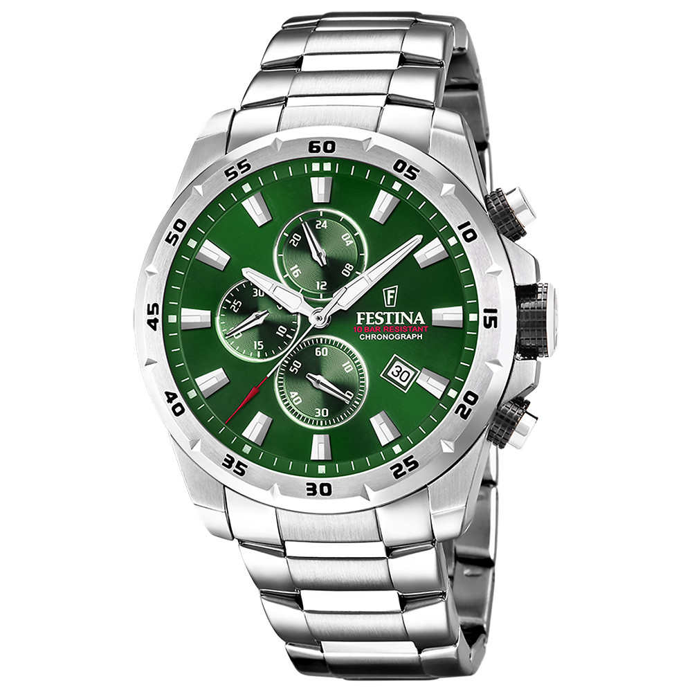 Pánské Hodinky Festina F20463-3 stříbrný náramek