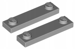 

Lego Płytka 1x4 Wypustki J. Szara 92593/4599498 x2