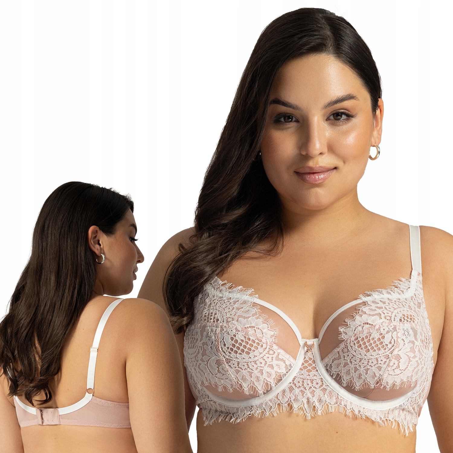 Ava 2152 Bliss krémová biscuit krajka tyl soft Podprsenka Měkká 95B