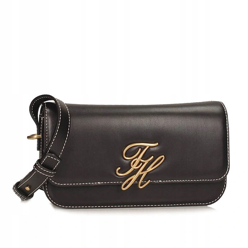 Dámská kabelka Tommy Hilfiger AW0AW18399 Bds Th Script Flap Crossover