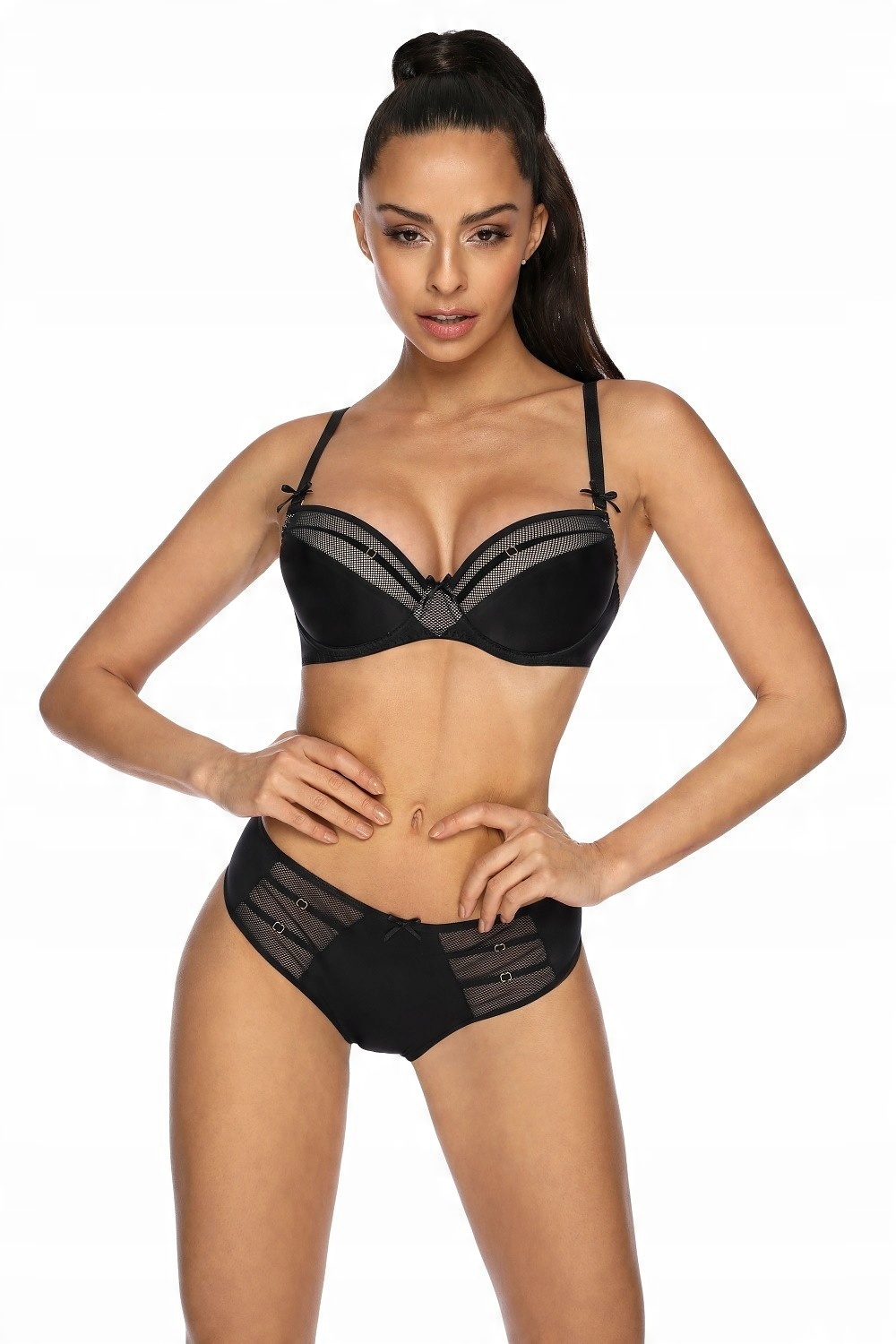 

Biustonosz push-up Mat M-3300/11 Janet czarny 80B