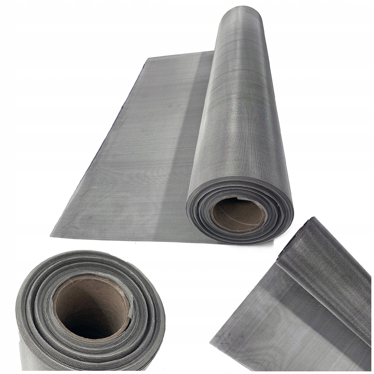 Nierdzewna Siatka Tkana Oczko 0,5 X 0,5MM, Drut 0,32MM, 15M X 1M