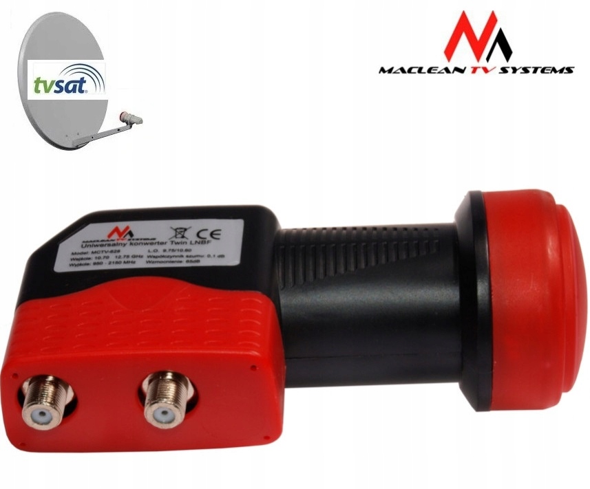 Műholdas iker (dupla) átalakító Maclean MCTV-628 Márka Maclean