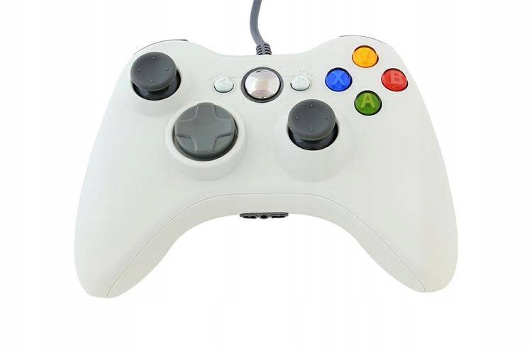 GAMEPAD PAD DO PC XBOX 360 KONSOLI DUAL SHOCK BIAŁY KONTROLER Marka bez marki