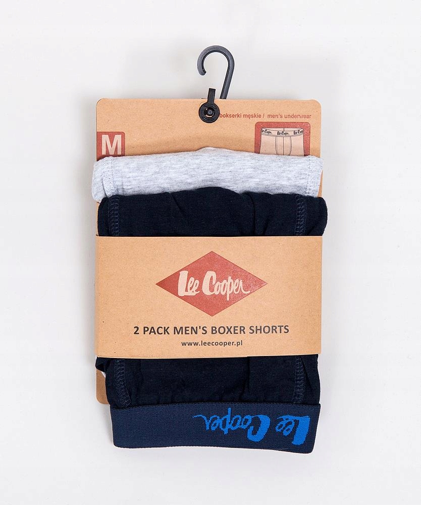

Lee Cooper Bokserki 2-pak Duobox 9505 Grey Nav M