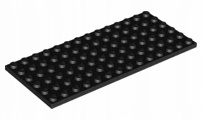 

Lego 3456 Płytka 6x14 Czarna Nowa (11g)