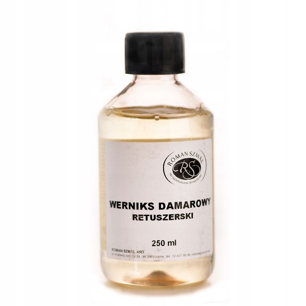 Werniks damarowy retuszerski 250ml Szmal