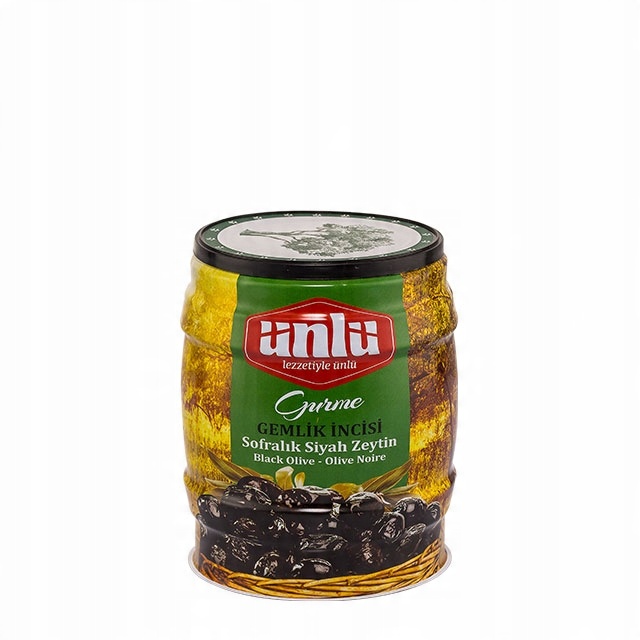 

Czarne oliwki z pestką duże mięsiste naturalne 750