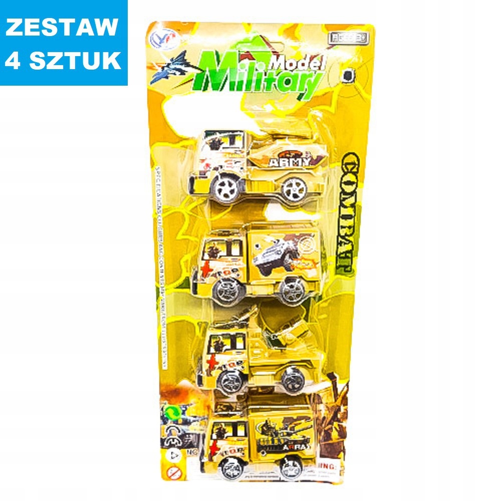 POJAZDY WOJSKOWE "MILITARY" - 4 szt.