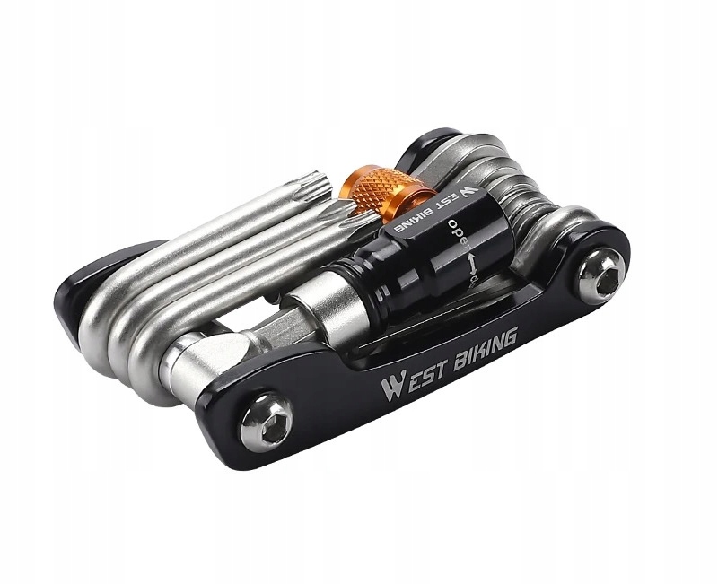 Zestaw kluczy narzędzi rowerowych do roweru MultiKlucz Multitool imbusy co2