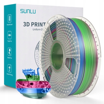 Filament PLA Sunlu 1,75 mm 1000 g wielokolorowy