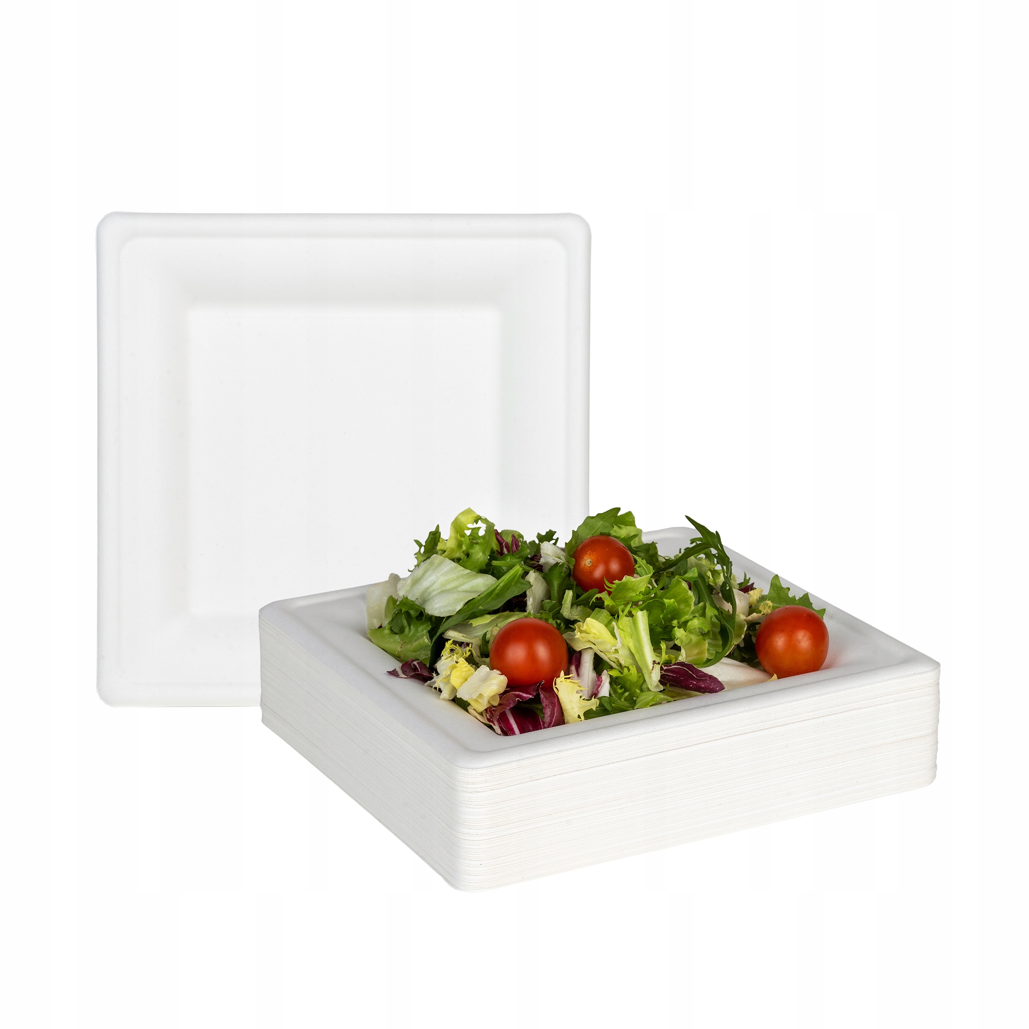 

Talerze z trzciny cukrowej 26x26 cm 50 szt.