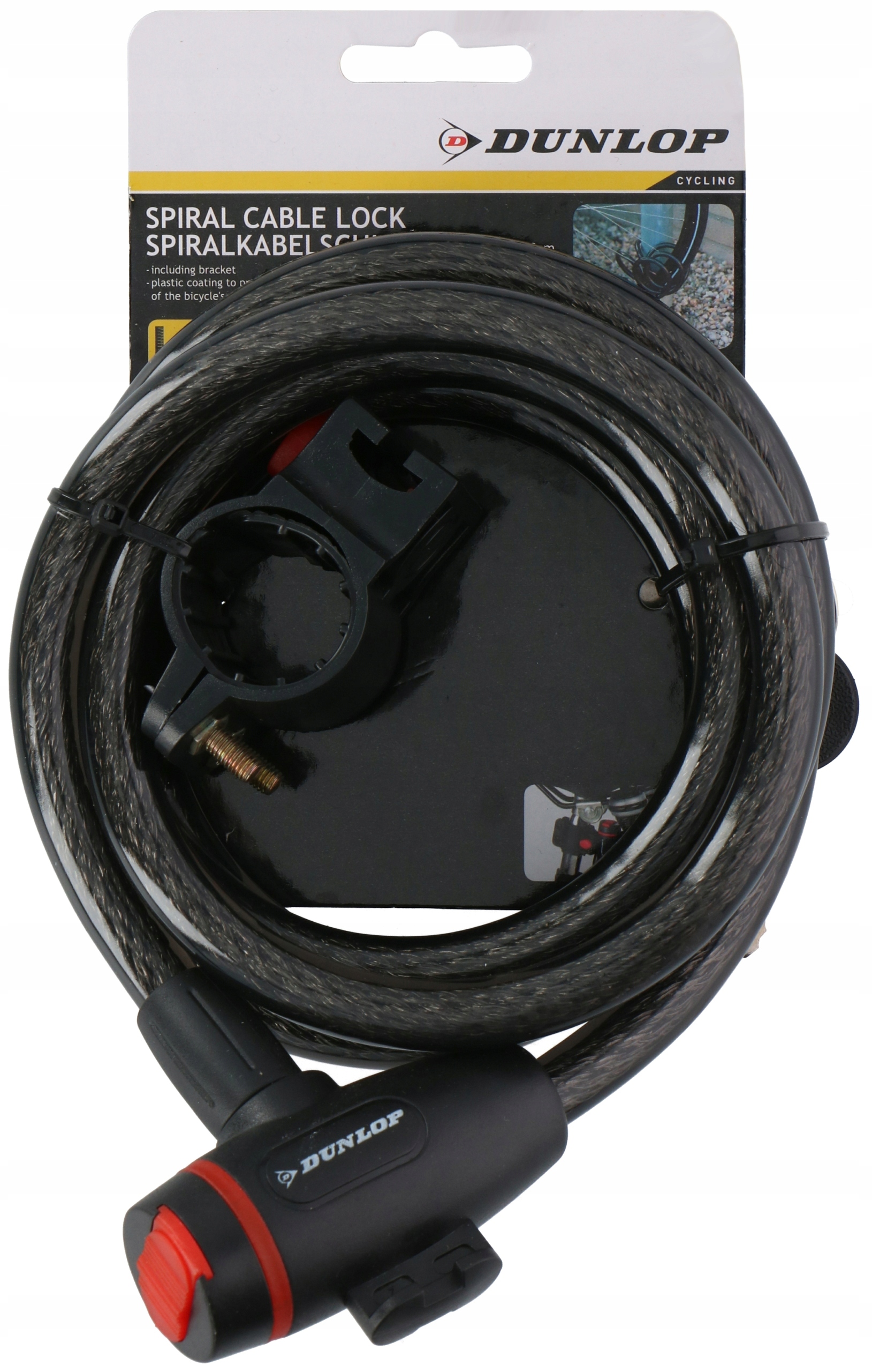 БЛОК ДЛЯ ВЕЛОСИПЕДА 180 см SOLID ключ DUNLOP