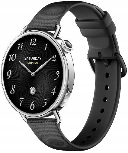 Smart hodinky Xiaomi Watch S4 41 mm Fluororubber Strap čierne