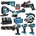 Makita Zestaw Combo 8SZT Narzędzi 18V 3XAKU Bezszc
