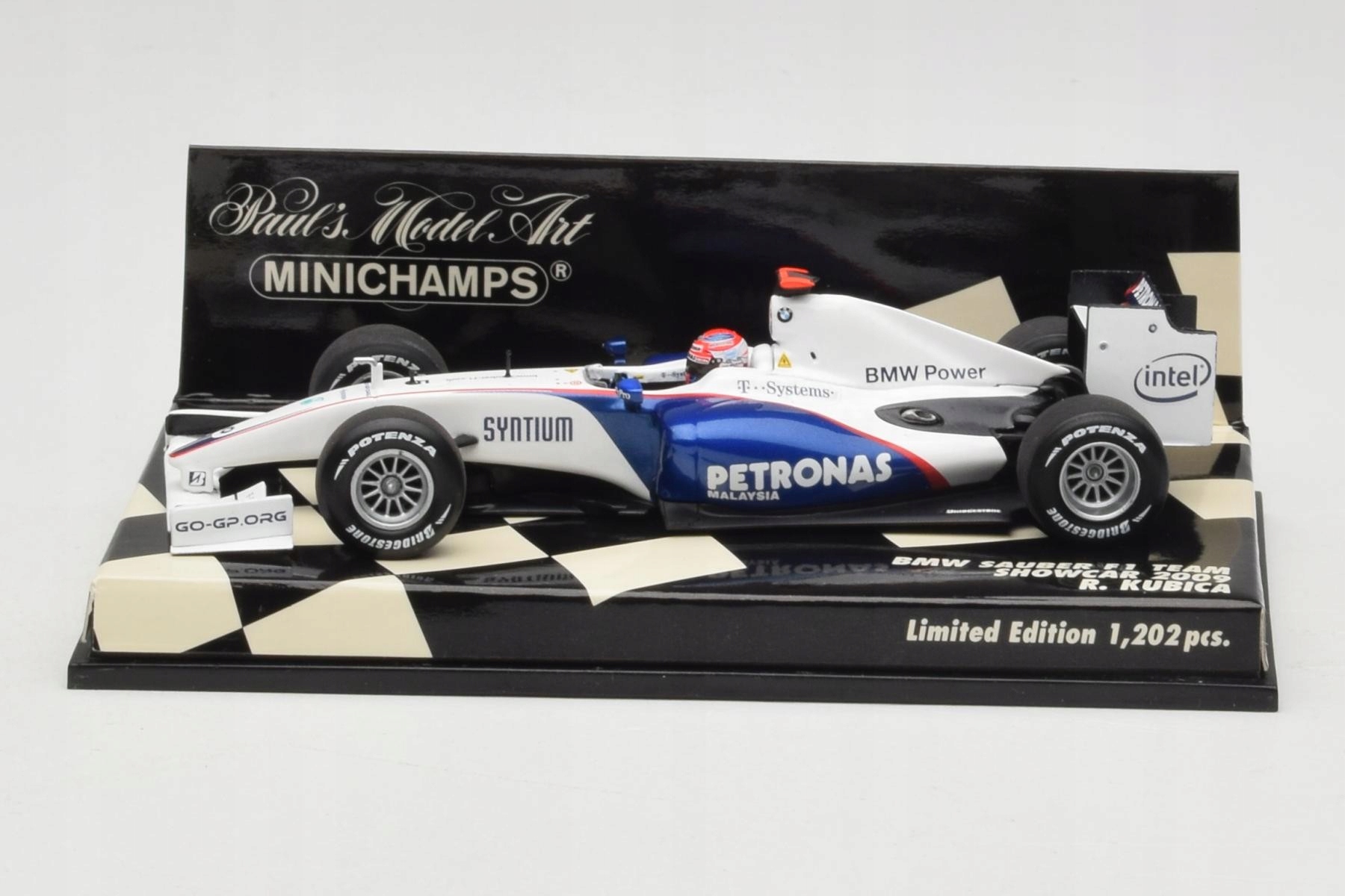 F1 BMW Sauber F1 Team R.Kubica Showcar 2009 Minichamps 1/43