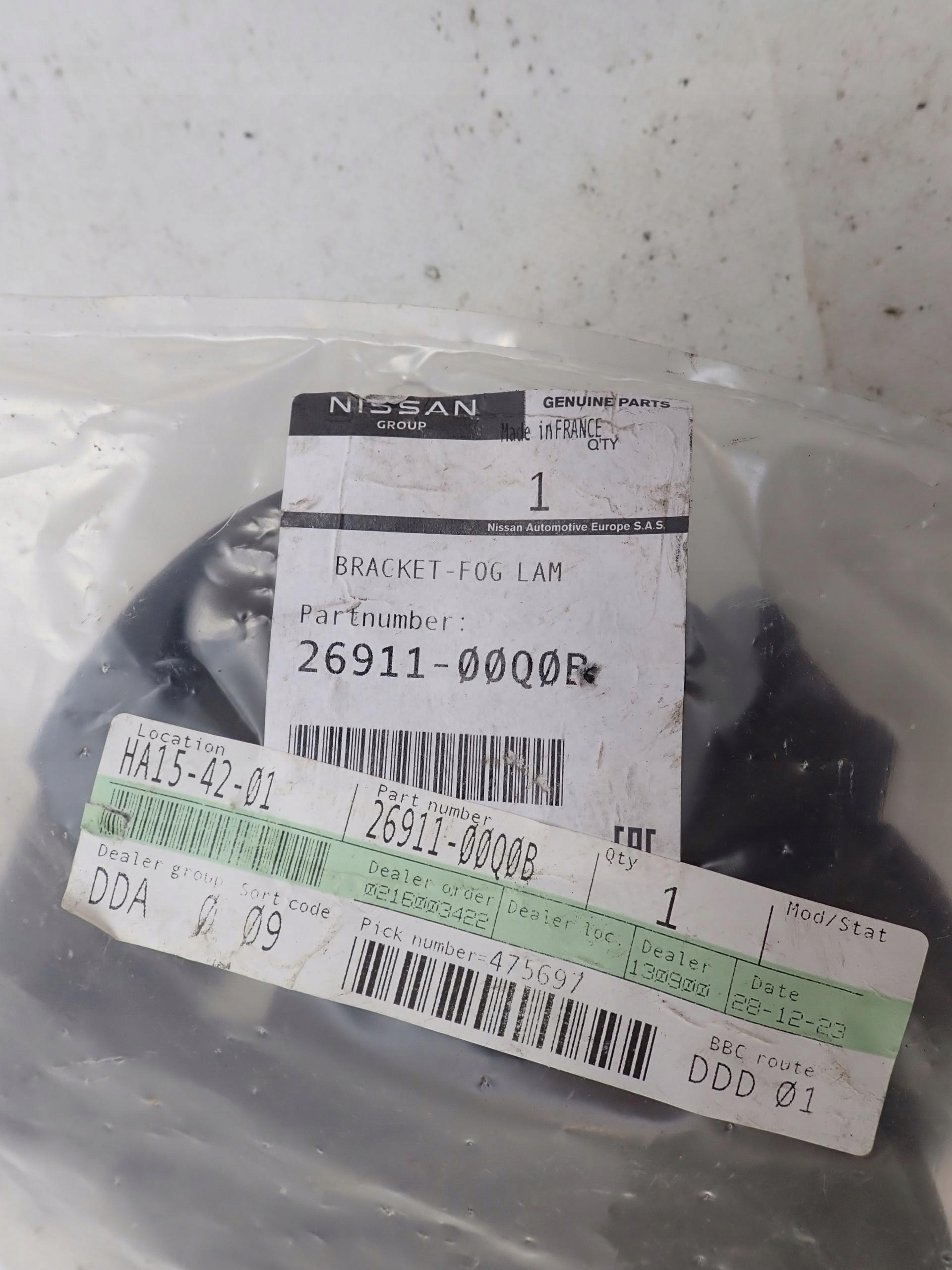 NISSAN NV300 16-> frame holder fog lights right front