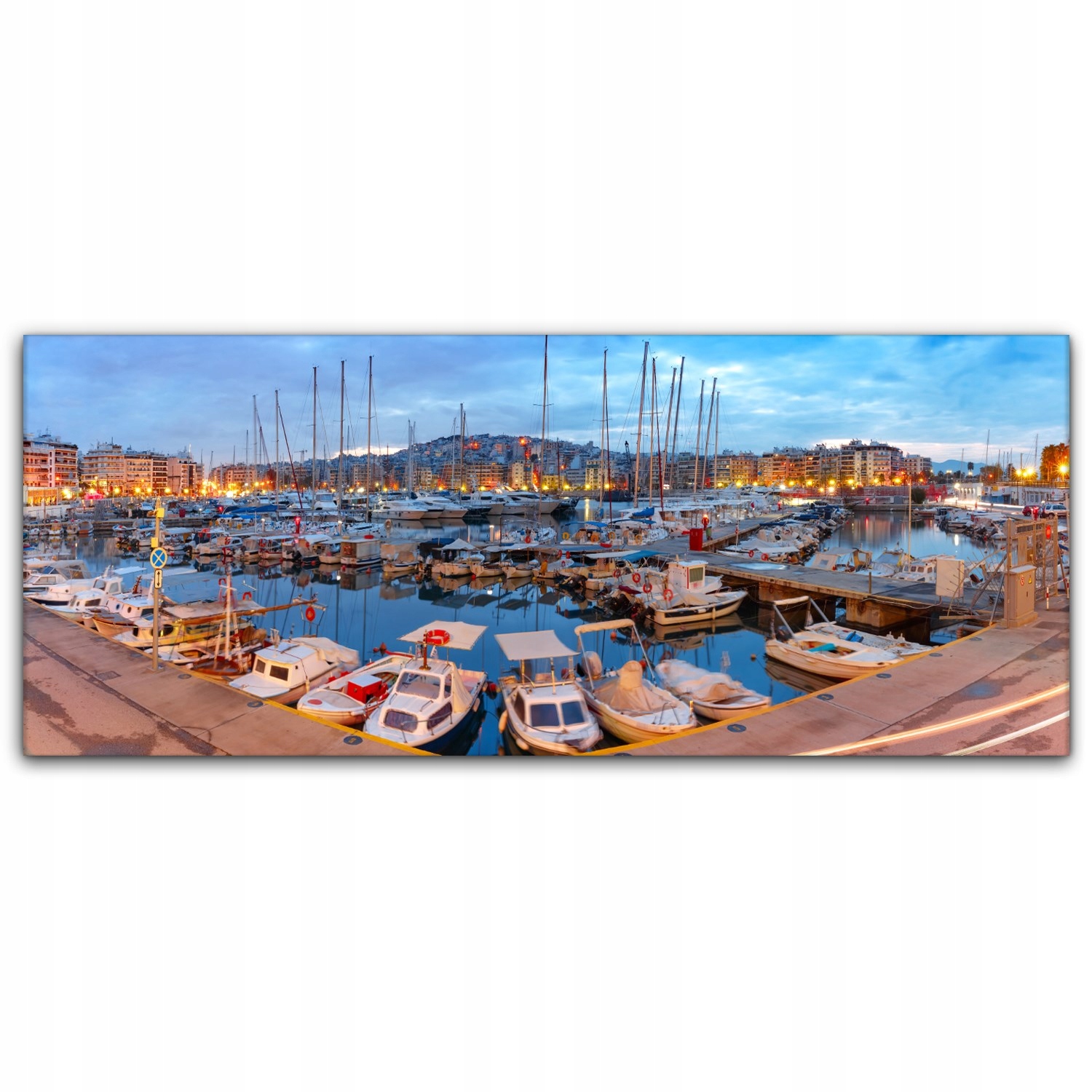 

Fotoobraz na płótnie 125x50 Port Przystań Statki