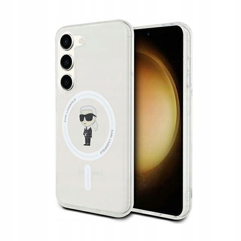 Karl Lagerfeld MagSafe – Pouzdro pro Samsung Galaxy S23 (průhledný)