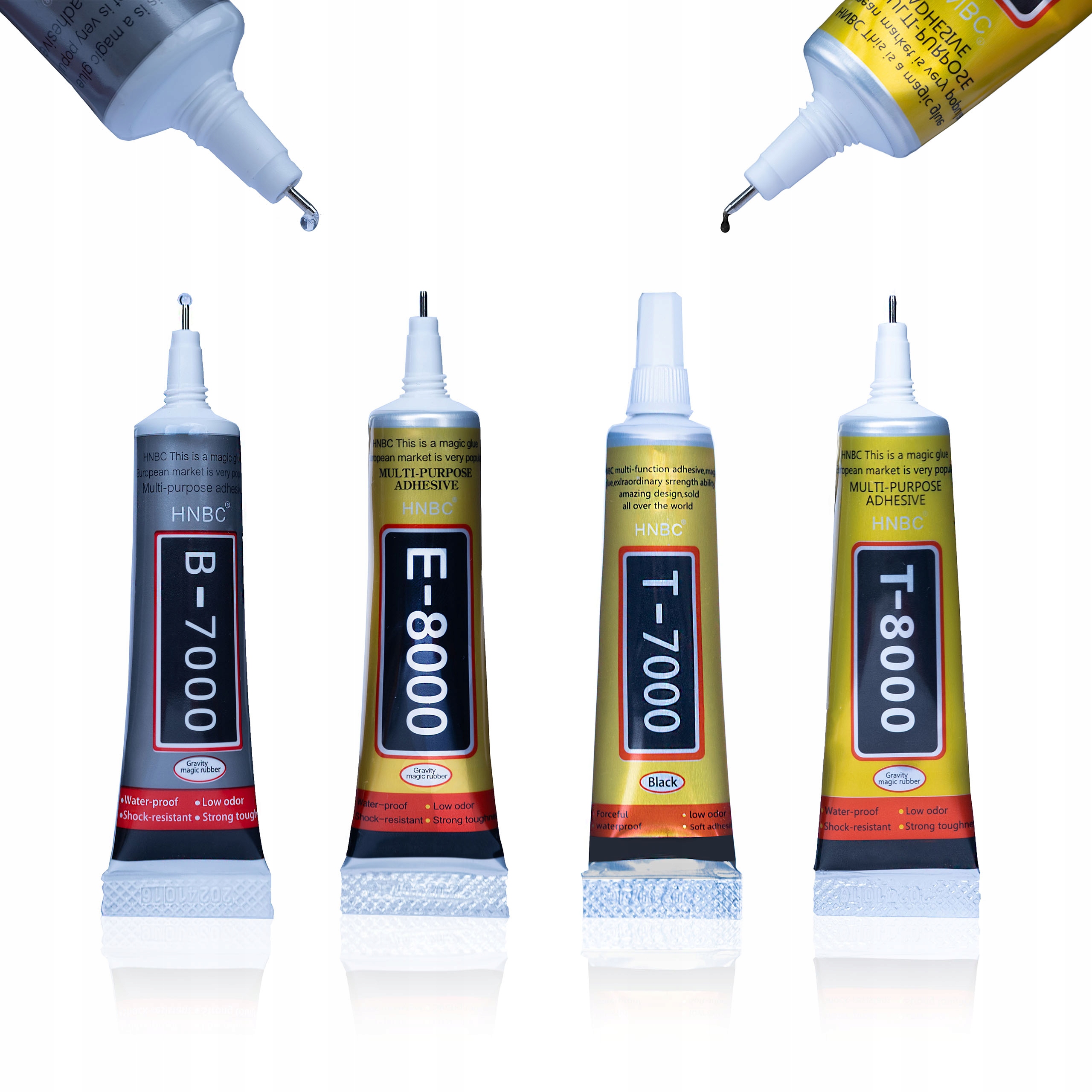 4X KLEJ B7000 T7000 E8000 T8000 NAPRAWA ELEKTRONIKI TELEFONU 110ML ROSFIX