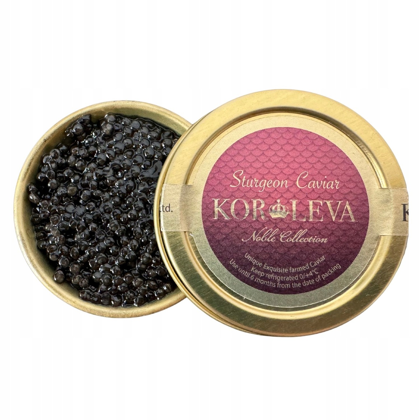 Koroleva Imperial Oscietra – Kawior Premium 100g puszka złocona 24K