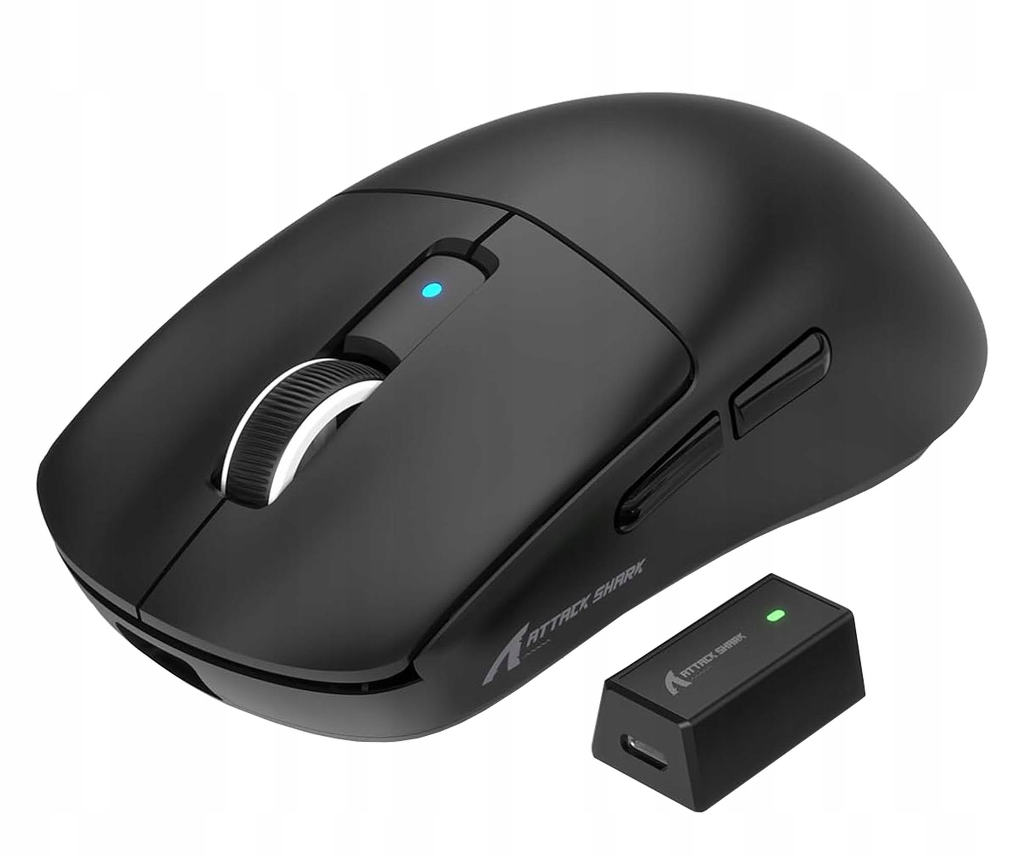 Attack Shark R6 Ultralight 8kHz/42kDPI PAW3950MAX Omron černý