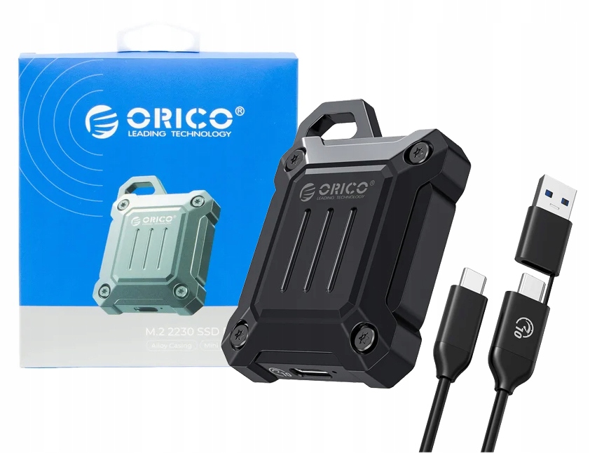 Orico XAM2-G2-BK-BP Metalowa obudowa na dysk M.2 NVMe 2230 Usb-c 10Gbps