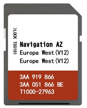 Karta Mapa Rns 315 V12 2020 Nejnovější Golf Tiguan Polo Passat