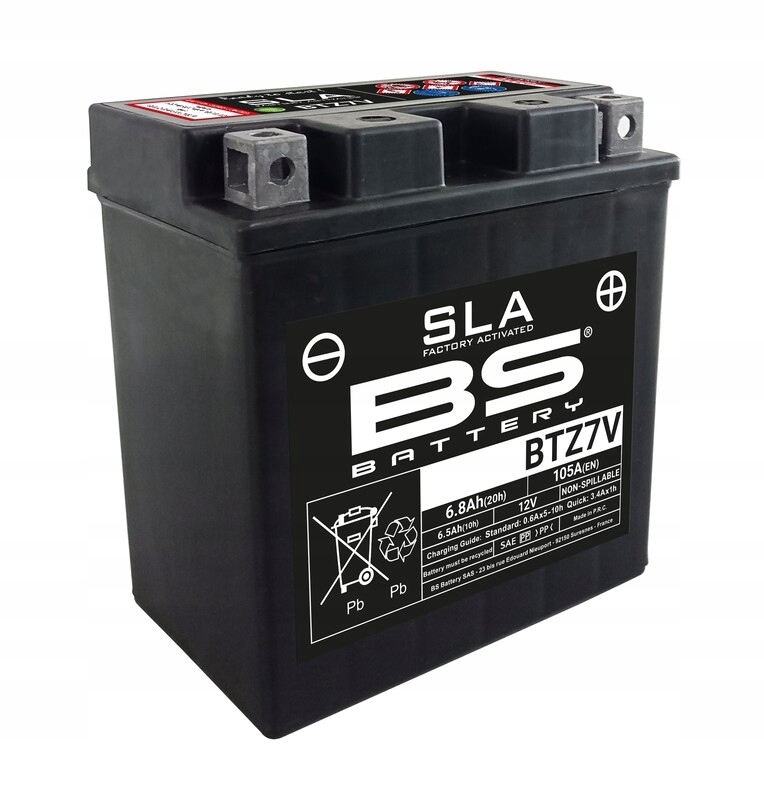 Bs Battery Sla baterie bezúdržbová továrně aktivovaná BTZ7V 300912